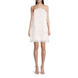 Aidan by Aidan Mattox Trapeze Fringe Dress size 4